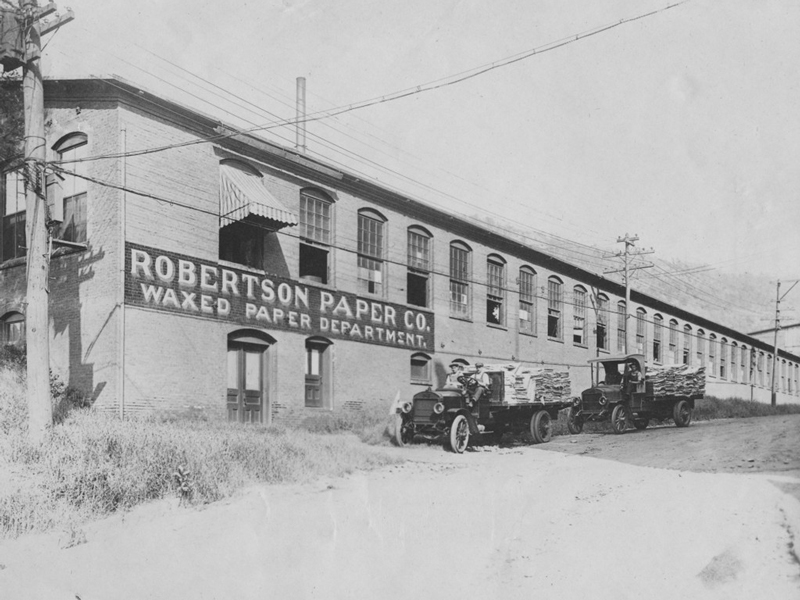 Robertson Paper Company in Bellows Falls, Vermont 1910 1920