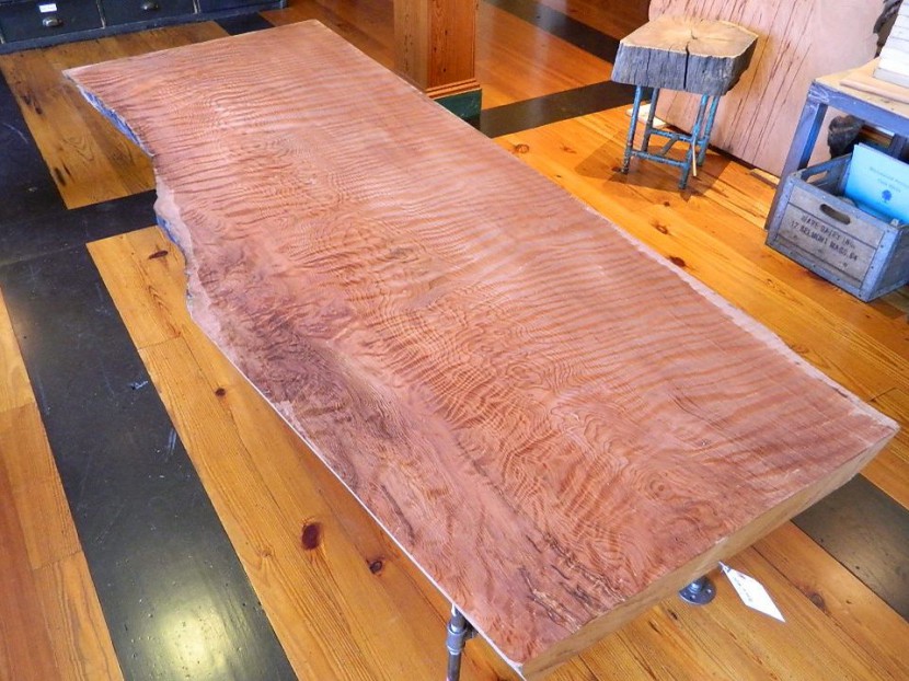 Longleaf Lumber Reclaimed Redwood Slabs