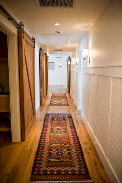 reclaimed white oak sliding barn doors