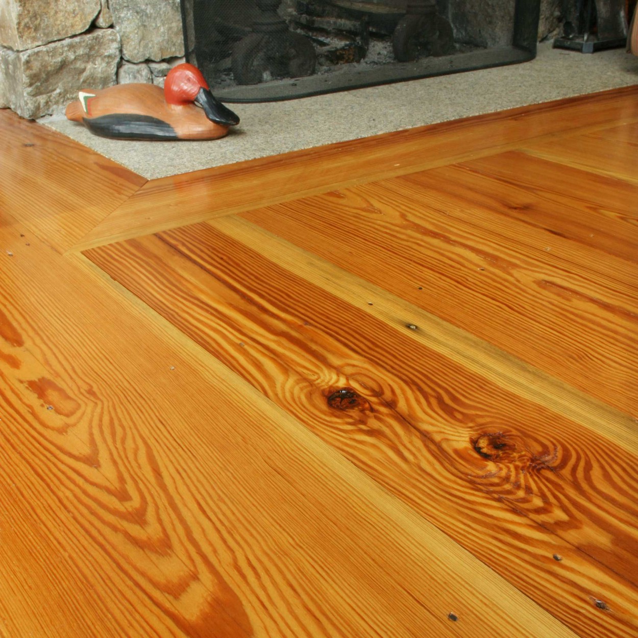 Longleaf Lumber - #2 Flatsawn Reclaimed Heart Pine Flooring