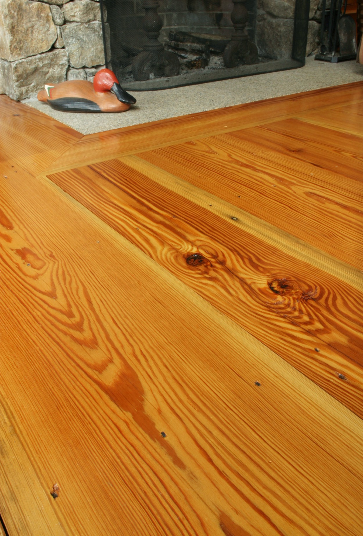 Longleaf Lumber Reclaimed Flatsawn Heart Pine Flooring & Treads