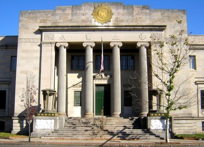 quincy massachusetts masonic temple building reclaimed heart pine