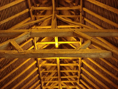 Hand-Hewn Timber Frame