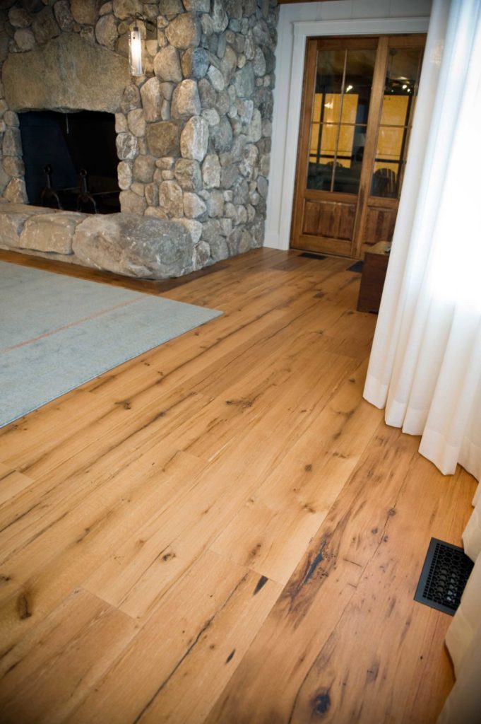 Reclaimed White Oak Flooring ~ Maine Private Residence