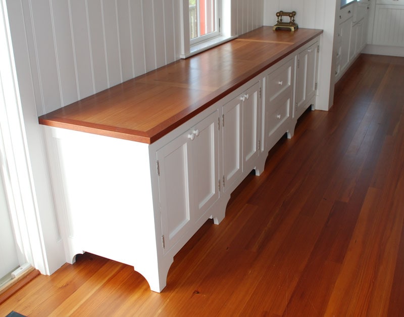 Reclaimed #1 Vertical Grain Heart Pine Flooring ~ Nantucket Private Residence