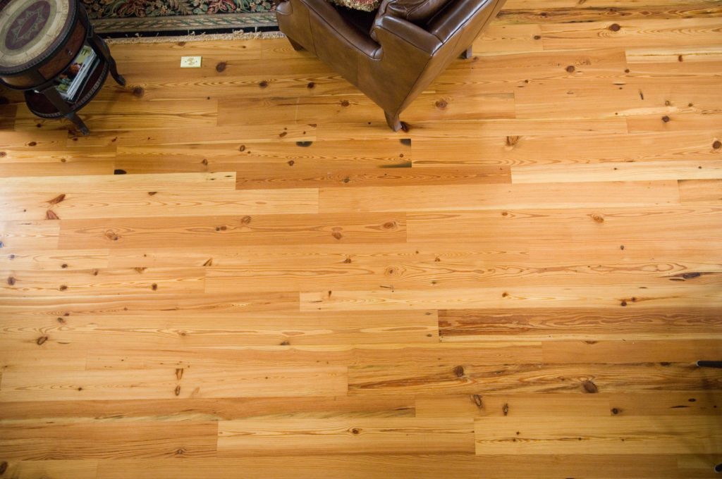 #3 Rustic Reclaimed Heart Pine Flooring ~ Nantucket, Massachusetts, Private Residence