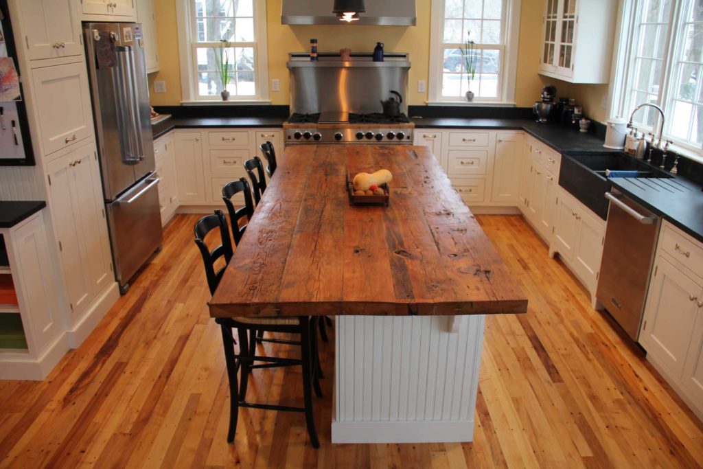 Reclaimed Rustic Pine Countertop ~ Private Residence