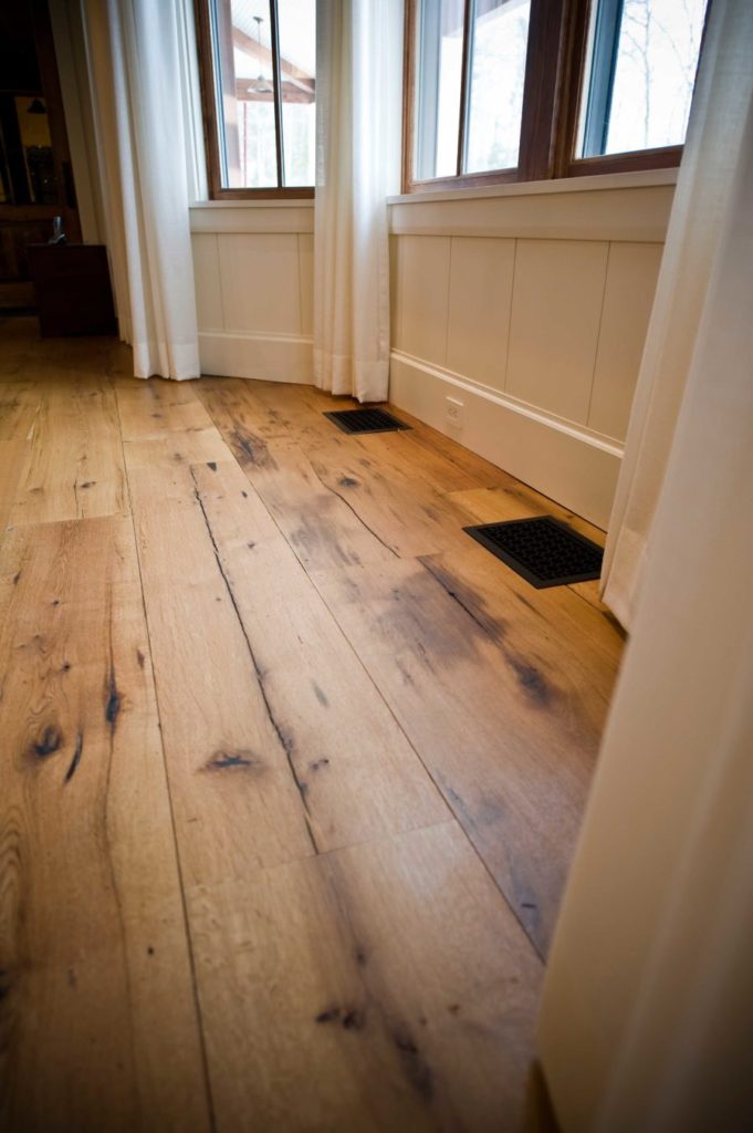 Reclaimed White Oak Flooring ~ Maine Private Residence