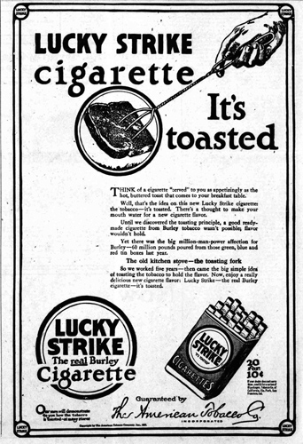 Lucky Strike Slog: "It's Toasted"