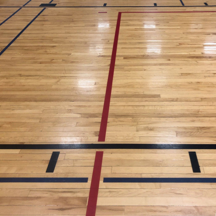 Salvaged Basketball Court Maple Flooring