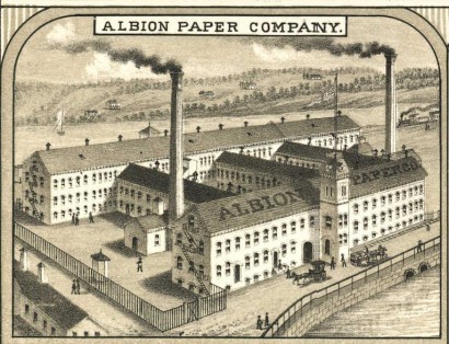 Albion Paper Company Mill Drawing