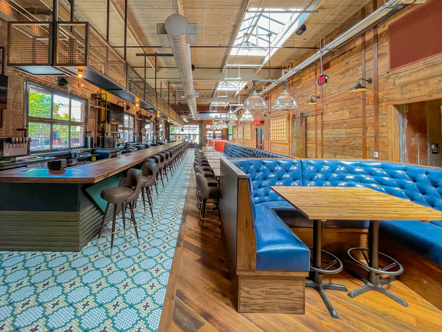 Reclaimed Wood Restaurant Flooring & Paneling