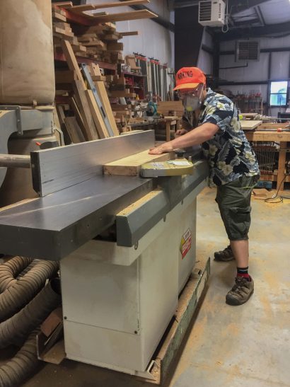 Milling HIckory For Treads, Berwick, ME