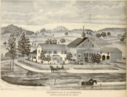 Jabez Newhall Home in Conway, Massachusetts
