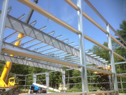Construction of New Building at Longleaf Lumber Mill in Berwick, Maine