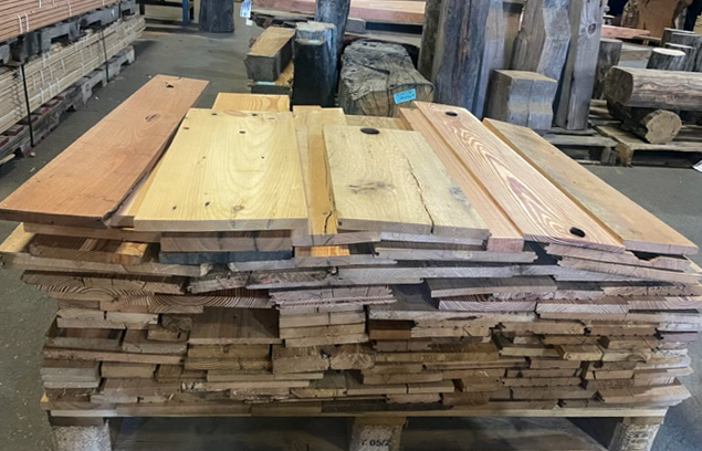 Mixed Species Reclaimed Wood Short Length Boards