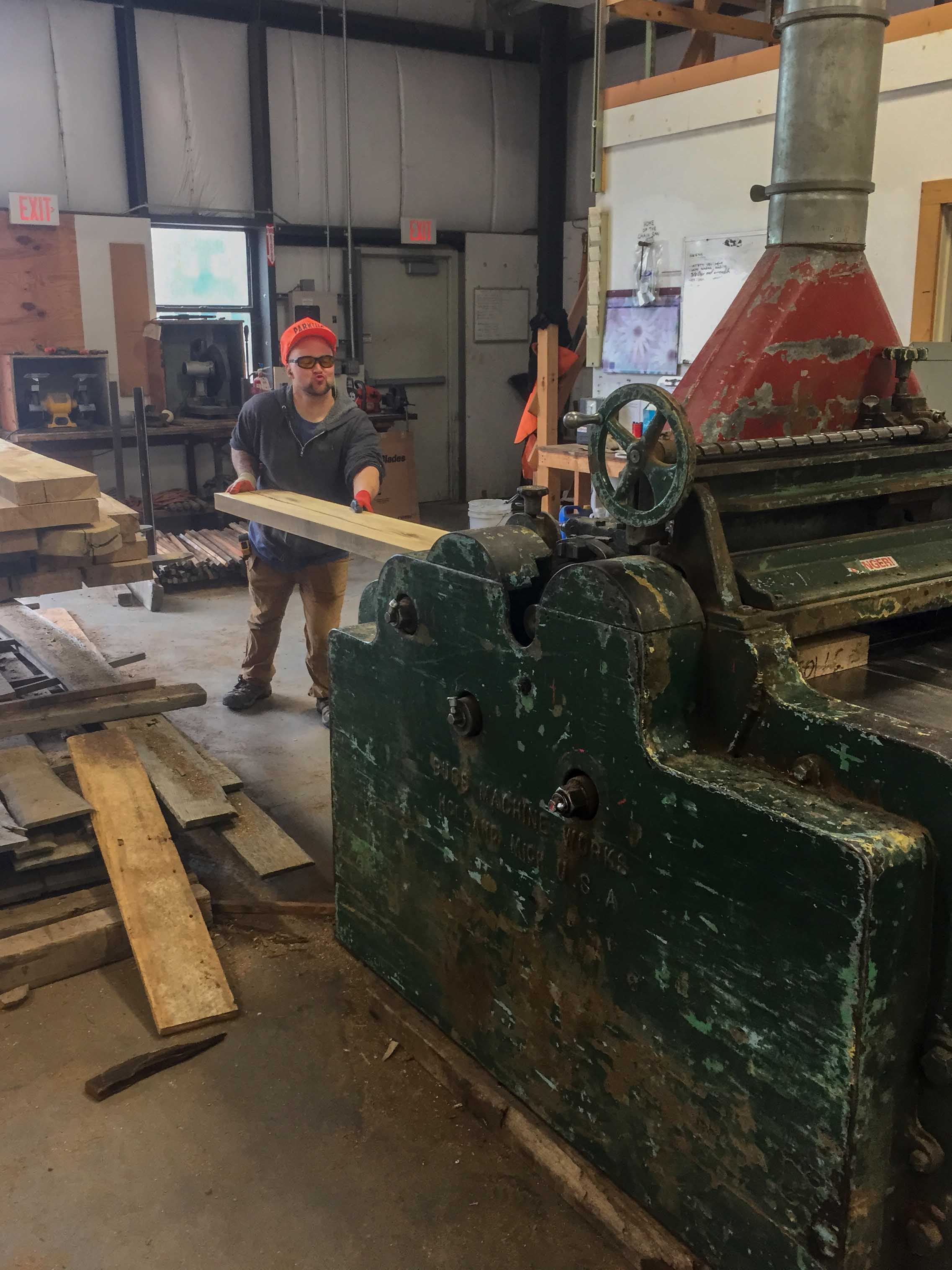 Longleaf Lumber Building A Reclaimed Hickory Staircase