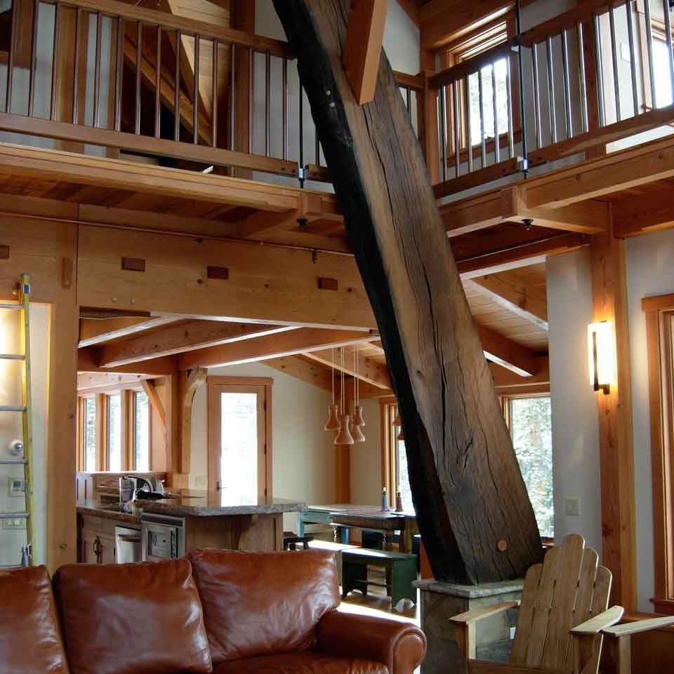 Longleaf Lumber Reclaimed Live Oak Timber Frame