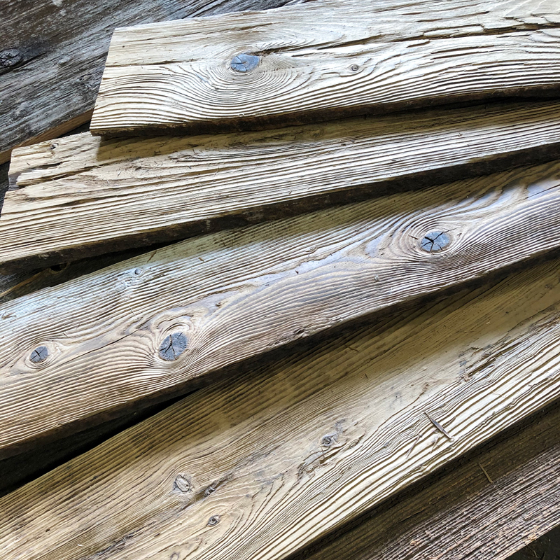 Salvaged Mushroom Wood Short Boards