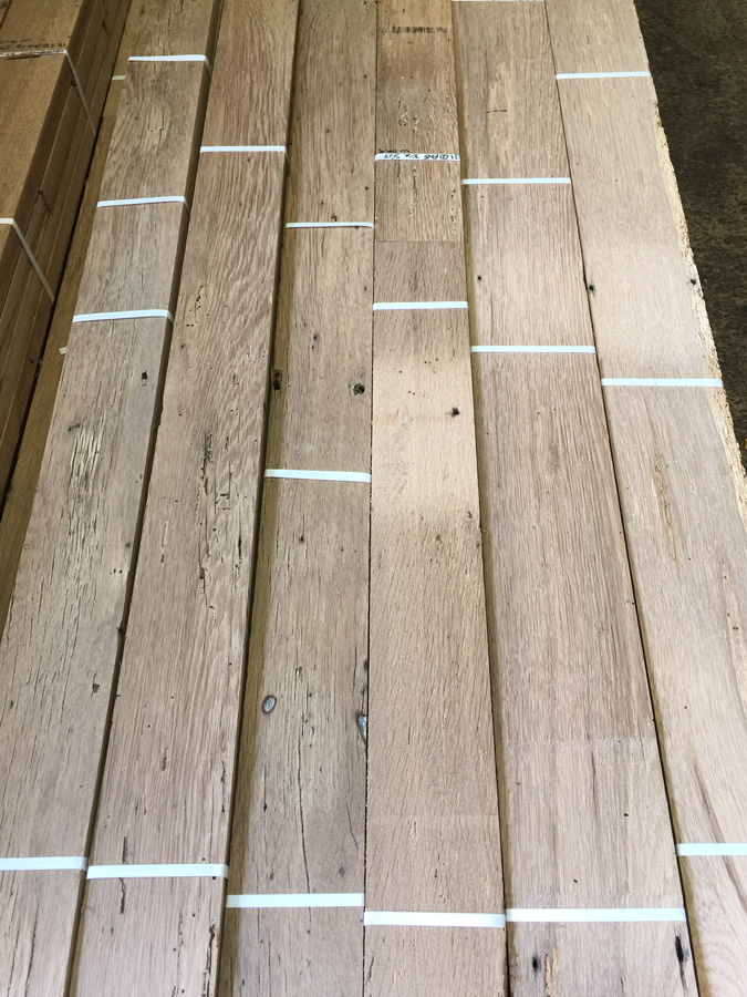 Reclaimed White Oak Surfaced Lumber