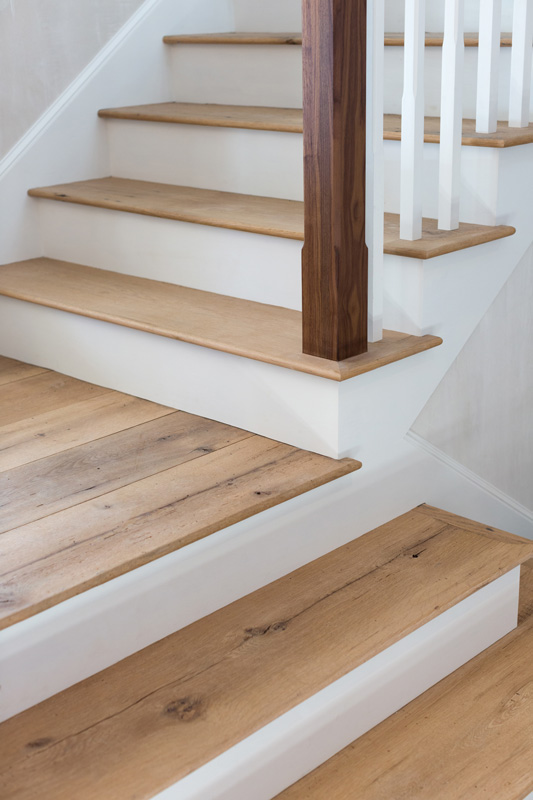 Reclaimed White Oak Stair Treads