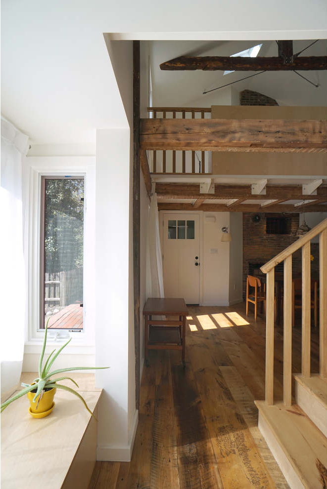 Reclaimed Wide Eastern White Pine Flooring & Stair Treads