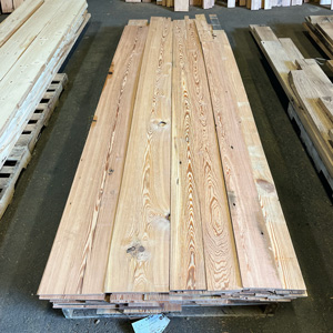 Reclaimed Heart Pine Quarter Inch Lumber