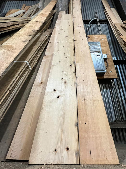 Reclaimed Spruce Wood Veneer