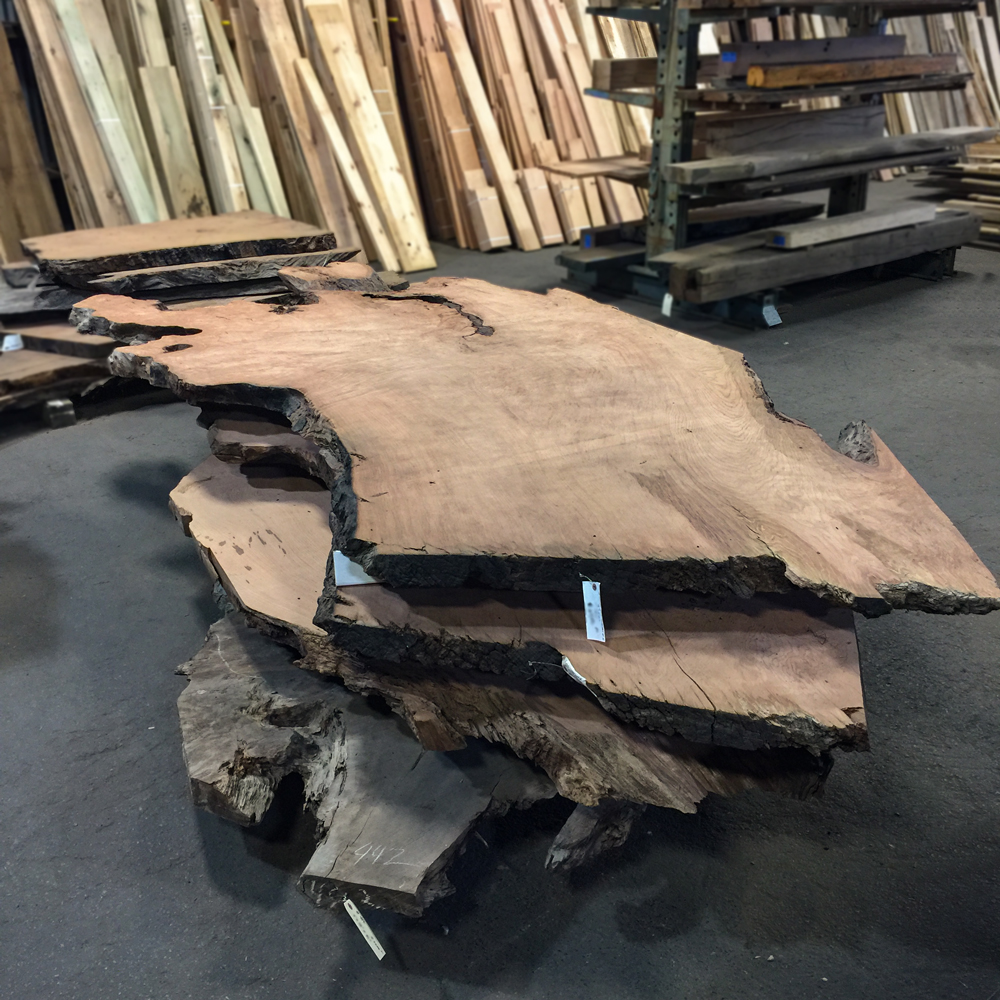 Reclaimed Redwood Unfinished Slabs Longleaf Lumber