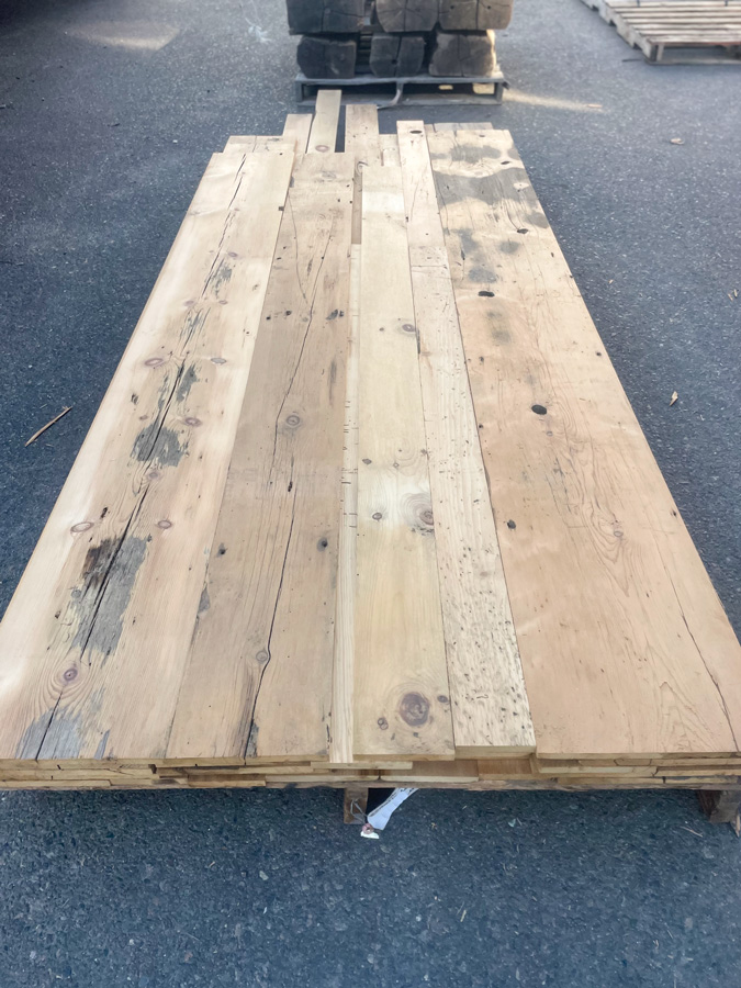 Rustic Half Inch White Pine Boards