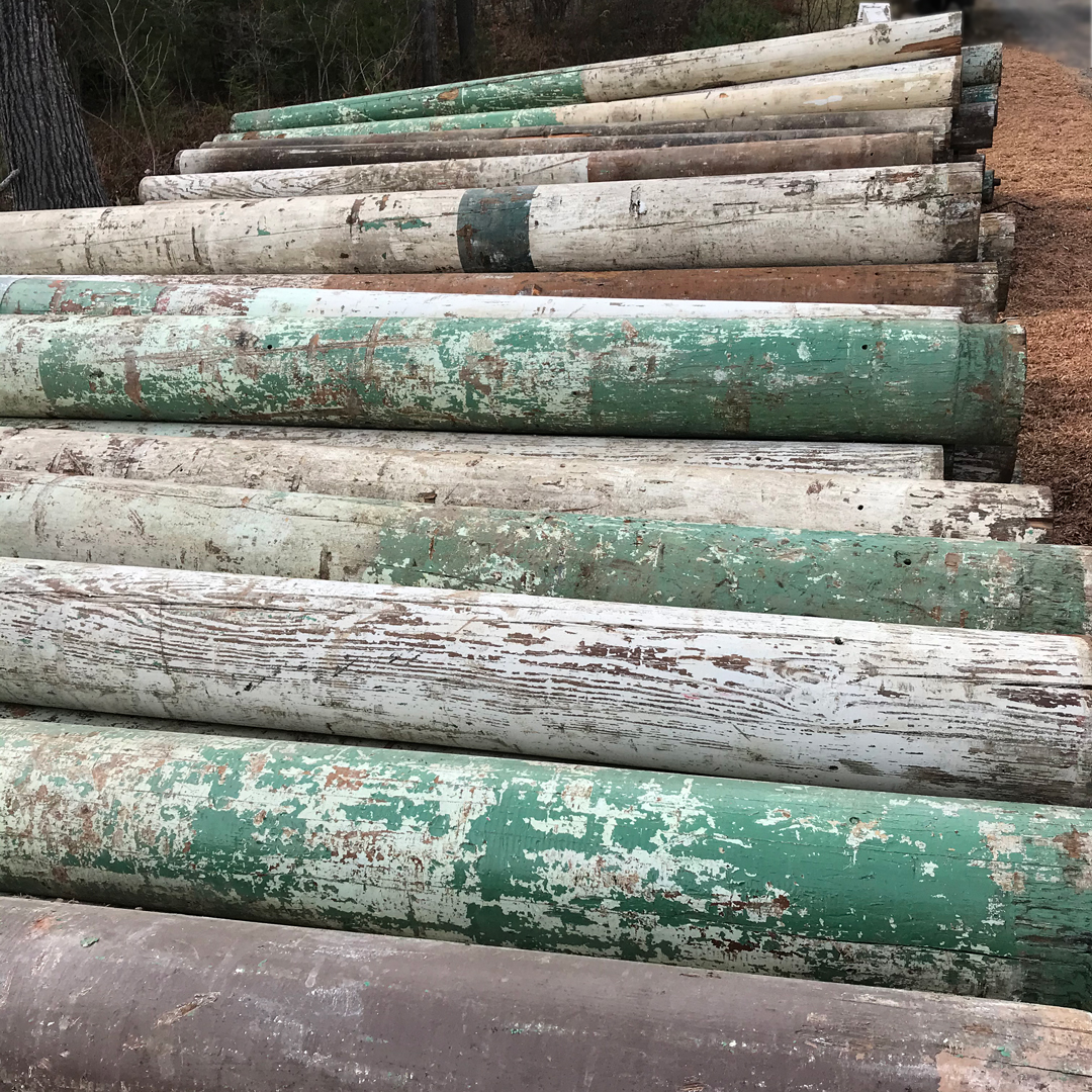 Salvaged Southern Yellow Pine Columns