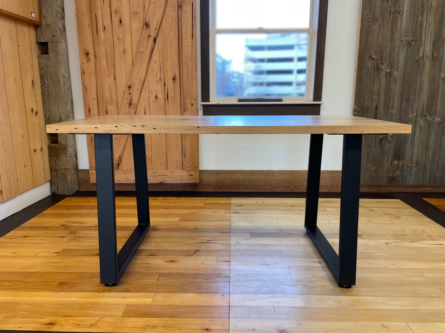 Finished Reclaimed White Oak Table